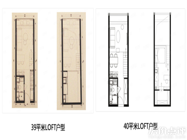 LOFT户型39、40㎡